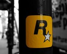 Rockstar Games logo shown on telephone poll