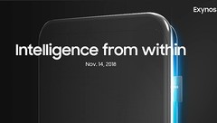 Samsung Exynos &quot;Intelligence from within&quot; teaser November 14 launch event (Source: Samsung Exynos on Twitter)