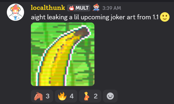 (Image source: localthunk via Balatro Discord)