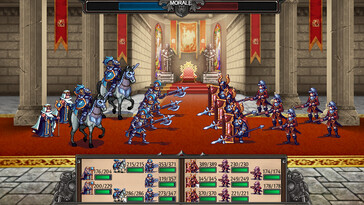 An image showing a battle against enemies in Symphony of War: The Nephilim Saga