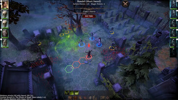 Pictured: A gameplay screenshot from The Necromancer's Tale.