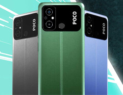The POCO C55 comes in three colours. (Image source: POCO)