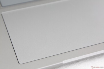 Spacious clickpad is not as spongy as on most other laptops