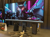 The Gigabyte AORUS MO34WQC is one of the monitors rumoured to feature Samsung Display's new 34-inch QD-OLED panel. (Image source: TFTCentral)