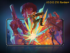 iQOO claims that the Z10 Turbo Plus can achieve a score of 3,262,390 on AnTuTu. Pictured: a promo picture of the gaming phone. (Image source: iQOO - edited)