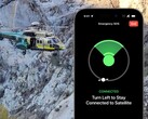 Das Apple iPhone 14 kann über Satelliten Hilfe rufen, auch ohne Mobilfunknetz. (Bild: Montrose Search & Rescue Team / Apple, bearbeitet)