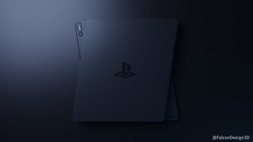 X-shaped PS5. (Image source: @FalconDesign3D)