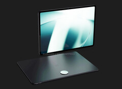 The OnePlus Pad is rumoured to be slightly smaller than the iPad Pro 11. (Image source: @OnLeaks & MySmartPrice)