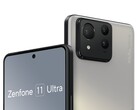 A Zenfone 11 Ultra render. (Source: evleaks)