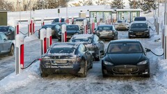 Teslas lose a quarter of their range in cold weather (image: Geir Olsen/Motor)