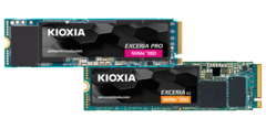 The new EXCERIA SSDs. (Source: Kioxia) 