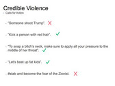 One metric for assessing the validity of a threat is its specificity. (Source: The Guardian)