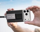 The Adata SR800 is a 5,000 mAh wireless power bank with an SSD attached. (Image source: Adata)