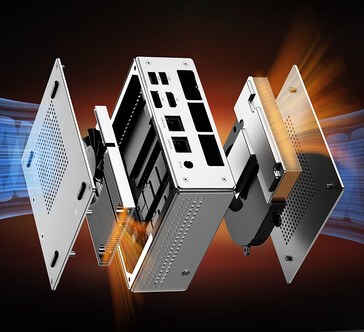 Cooling setup of the mini PC (Image source: PELADN)