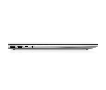 HP Envy 17 - Left - USB 3.1 Type-A, HDMI 2.0b, Thunderbolt 4, Combo audio jack. (Image Source: HP)