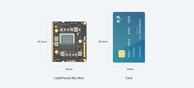 The actual module is quite compact