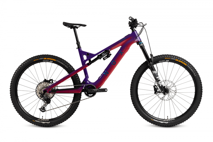 The NOX CYCLES 2023 EPIUM ALL-MTN 5.9 e-bike in the Jupiter colorway. (Image source: NOX CYCLES)