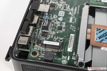 M.2 interface (NVMe + SATA support)