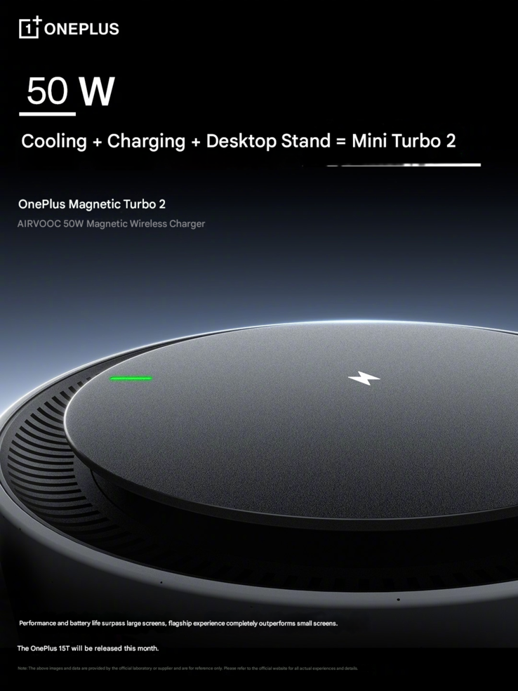 The new OnePlus Magnetic Turbo 2 50W Wireless Charger