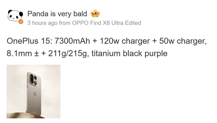The report from Panda Is Very Bald (Image source: Weibo - machine translated)