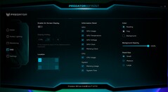 Predator Bifrost - OSD settings