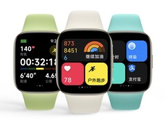 Redmi Watch 3 دارای صفحه نمایش بزرگتر 1.75 اینچی (~44 میلی متر) است.  (منبع تصویر: Redmi)
