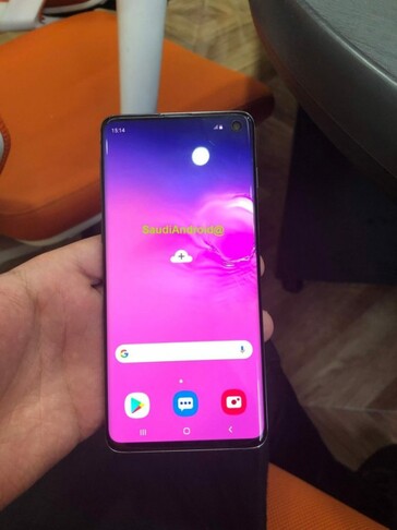 Samsung Galaxy S10. (Source: SaudiAndroid/9to5Google)