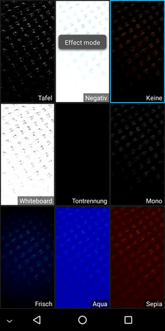 Camera app - effects
