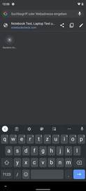 Keyboard in portrait mode