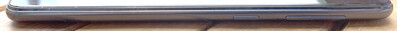 Right-hand side: power button, volume rocker