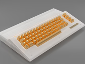 A rendered image of the yet-to-release Slimline Commodore 64C Ultimate Founders Edition