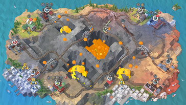 Pictured: A gameplay screenshot from Train Valley 2.