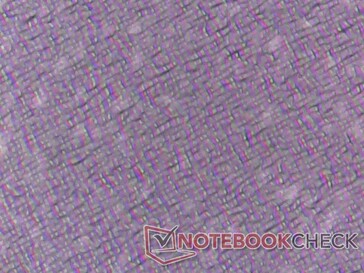 Subpixel array for ScreenPad. The thick matte overlay is responsible for the grainy screen