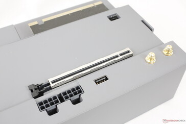 Two 8-pin connectors with Wi-Fi antenna expansion (sold separately)
