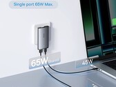 Ultrathin and pocket-friendly 65 W Baseus USB-C charger with foldable plug on sale for US$42 (Source: Amazon)