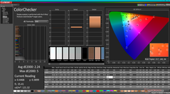 ColorChecker before calibration