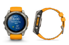 The Fenix 8 will represent a series first, thanks to the inclusion of AMOLED displays. (Image source: WinFuture - edited)