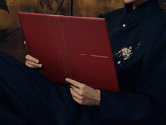 The MateBook Fold in its new Ruihong finish. (Image source: Huawei)