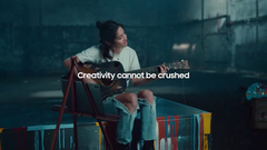Samsung&#039;s new ad is an answer to Apple&#039;s controversial iPad Pro ad (Image source: Samsung)