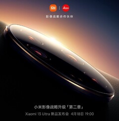 The Xiaomi 13 Ultra looks set to debut as a camera powerhouse. (Source: Xiaomi)