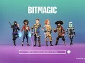 Bitmagic AI generative games platform accepting singups for closed alpha testing. (Source: Bitmagic)
