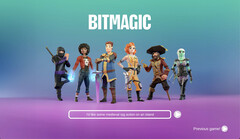 Bitmagic AI generative games platform accepting singups for closed alpha testing. (Source: Bitmagic)