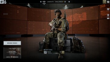 The lobby screen is very minimalistic. I liked it instantly.