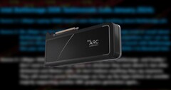 Mid-range Arc Alchemist discrete boards like the Arc A750 debuted in October 2022. (Source: Intel/Moore&#039;s Law Is Dead/edited)