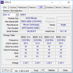CPU-Z: SPD