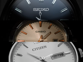 Casio, Seiko, and Citizen logos