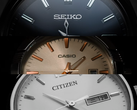 Casio, Seiko, and Citizen logos