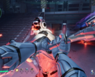 In Deadzone: Rogue, players fight through procedurally generated rooms and grab elemental upgrades. Pictured - an ingame screenshot. (Image source: Steam)