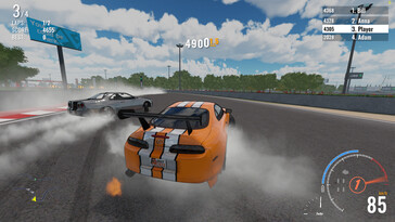 In the picture: A gameplay screenshot from First Racer.