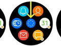 Swiping down from all screens will bring up the Gear S2's Quick Panel. (Source: Samsung)